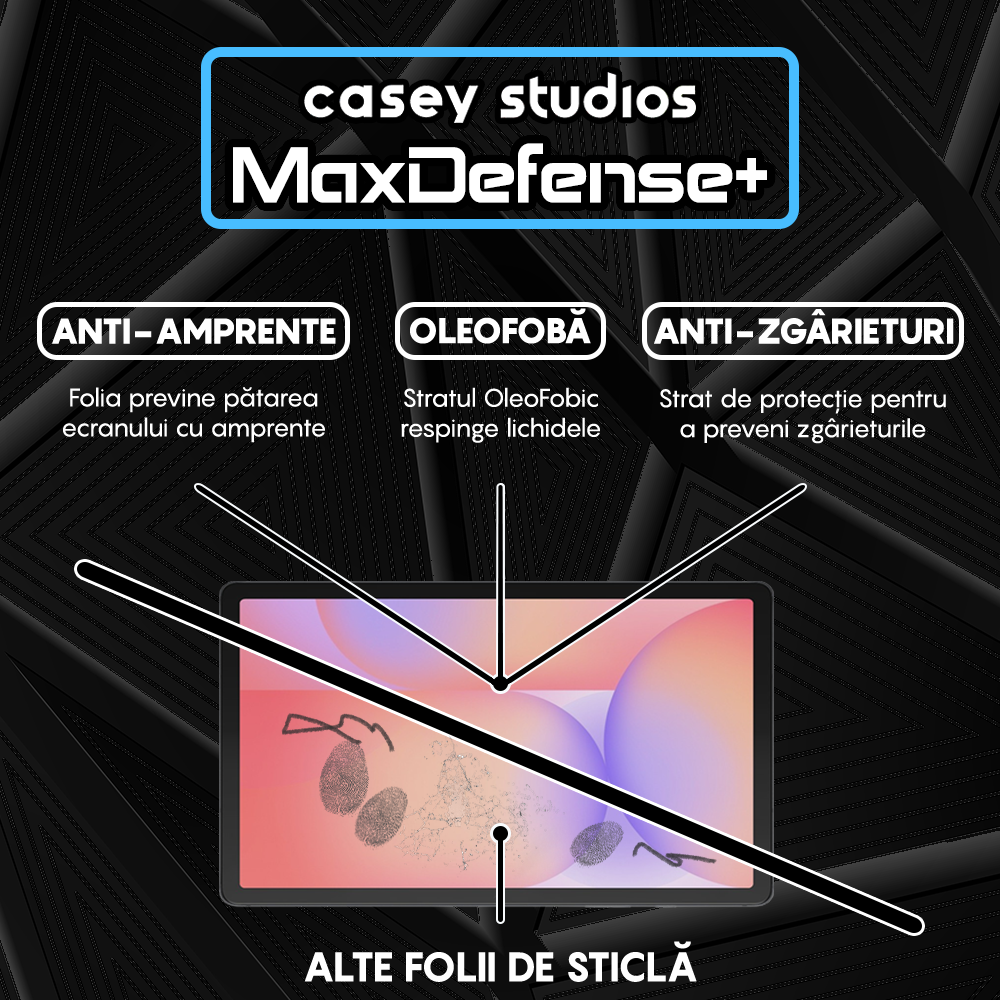 MaxDefense+ Tempered Glass - Samsung Galaxy Tab S10 Lite - Clear