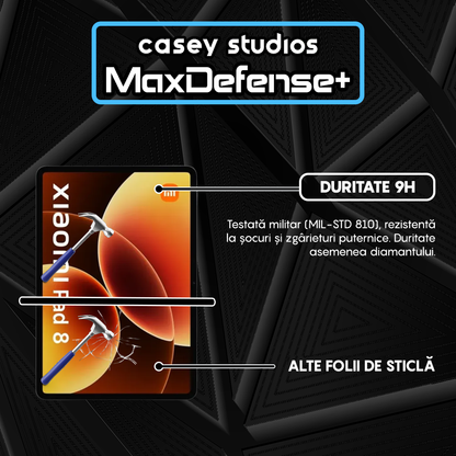 Folie Sticla MaxDefense+ - Xiaomi Pad 8 - Clear