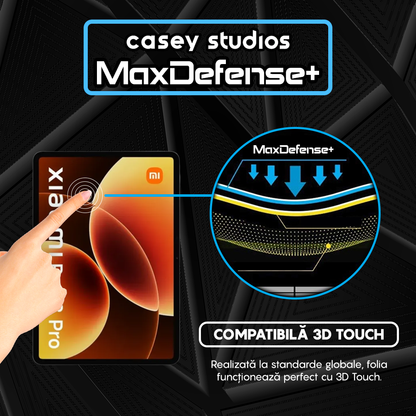 Folie Sticla MaxDefense+ - Xiaomi Pad 8 Pro - Clear