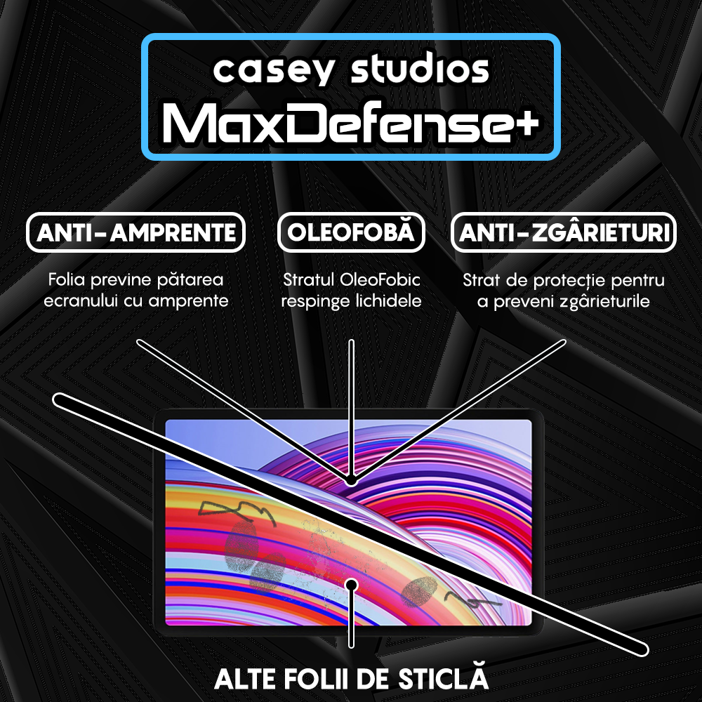 Folie Sticla MaxDefense+ - Xiaomi Redmi Pad Pro 5G/Redmi Pad Pro - Clear