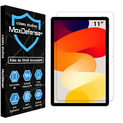 MaxDefense+ Tempered Glass - Xiaomi Redmi Pad SE - Clear