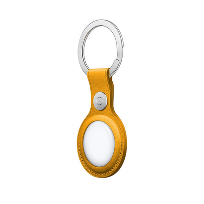 Husa Leather - AirTag - Yellow