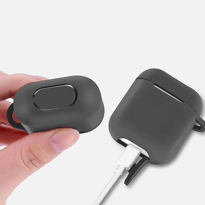 Soft Silicone Case - AirPods 1/2 - Dark Gray