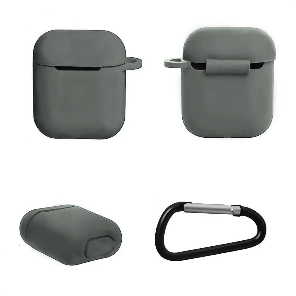Soft Silicone Case - AirPods 1/2 - Grey
