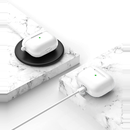 Husa Soft Silicone - AirPods 3 - Alb