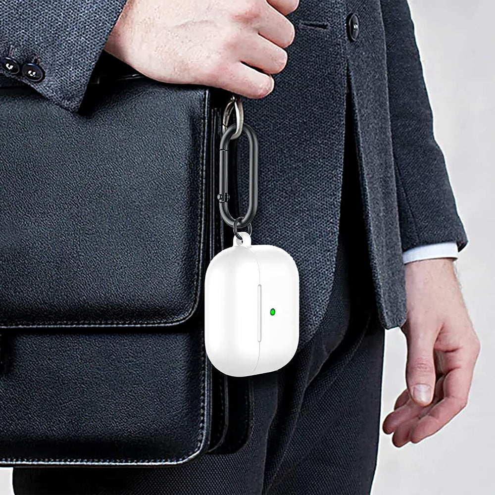 Husa Soft Silicone - AirPods 3 - Alb