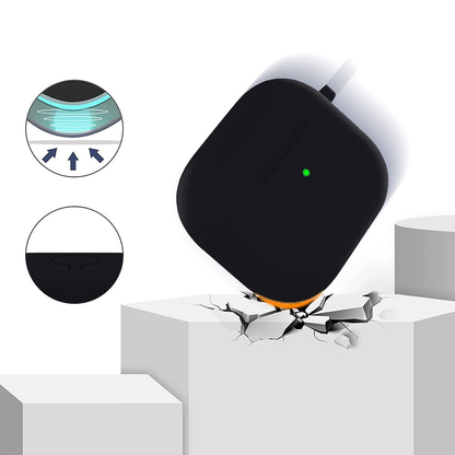 Husa Soft Silicone - AirPods 3 - Negru