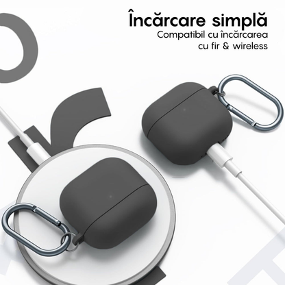 Soft Silicone Case - AirPods 4 - Dark Grey