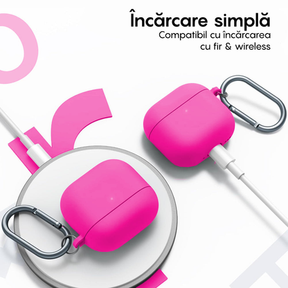 Soft Silicone Case - AirPods 4 - Fuchsia