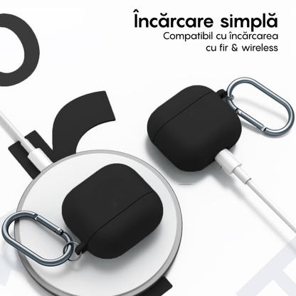 Soft Silicone Case - AirPods 4 - Black