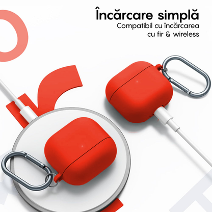 Soft Silicone Case - AirPods 4 - Red