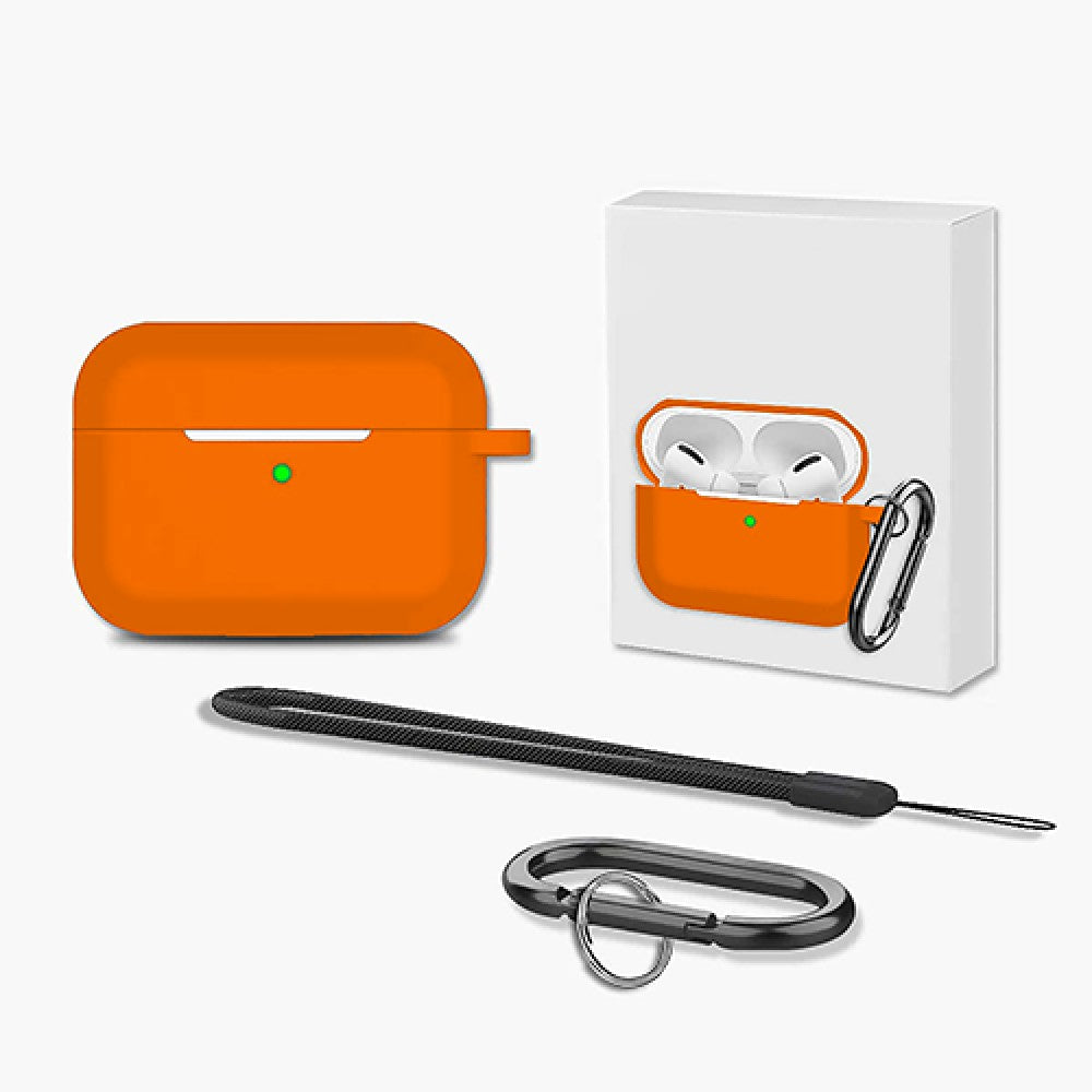 Husa Soft Silicone - AirPods Pro 1/2 - Portocaliu