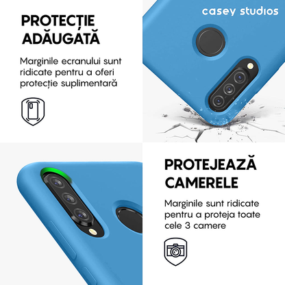 Soft Silicone Case - Huawei P30 Lite/P30 Lite New Edition - Cadet Blue