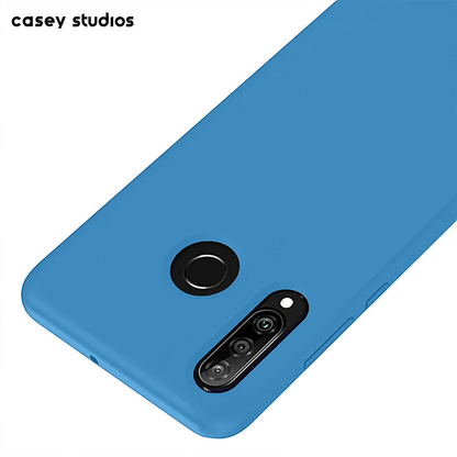 Soft Silicone Case - Huawei P30 Lite/P30 Lite New Edition - Cadet Blue
