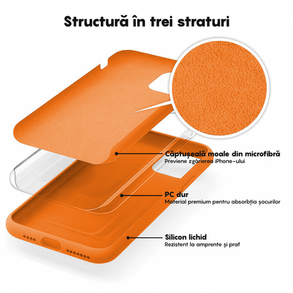 Husa Soft Silicone - iPhone 11 - Nectarine