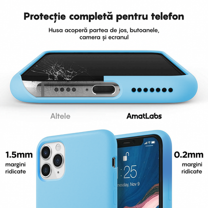 Husa Soft Silicone - iPhone 11 Pro Max - Cadet Blue