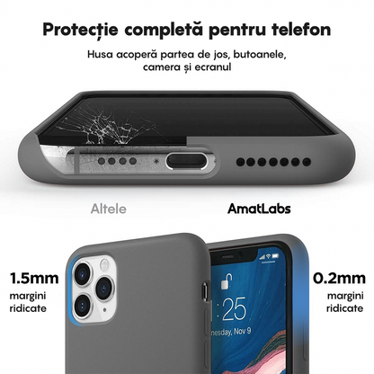 Husa Soft Silicone - iPhone 11 Pro Max - Dark Gray