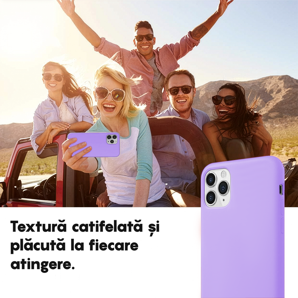 Husa Soft Silicone - iPhone 11 Pro Max - Light Lilac