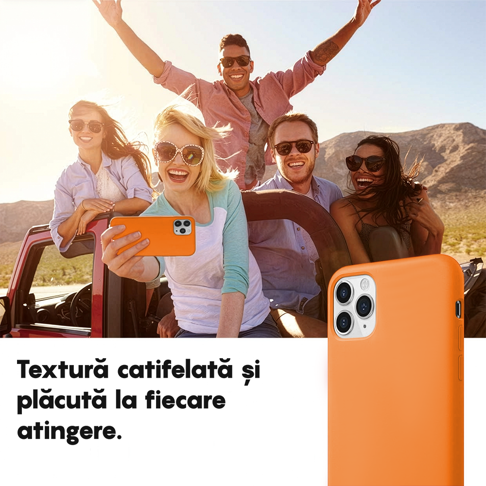 Husa Soft Silicone - iPhone 11 Pro Max - Nectarine