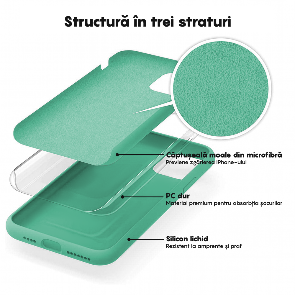 Soft Silicone Case - iPhone 11 Pro Max - Webster Green