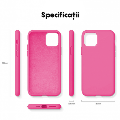 Husa Soft Silicone - iPhone 11 Pro Max - Fuchsia