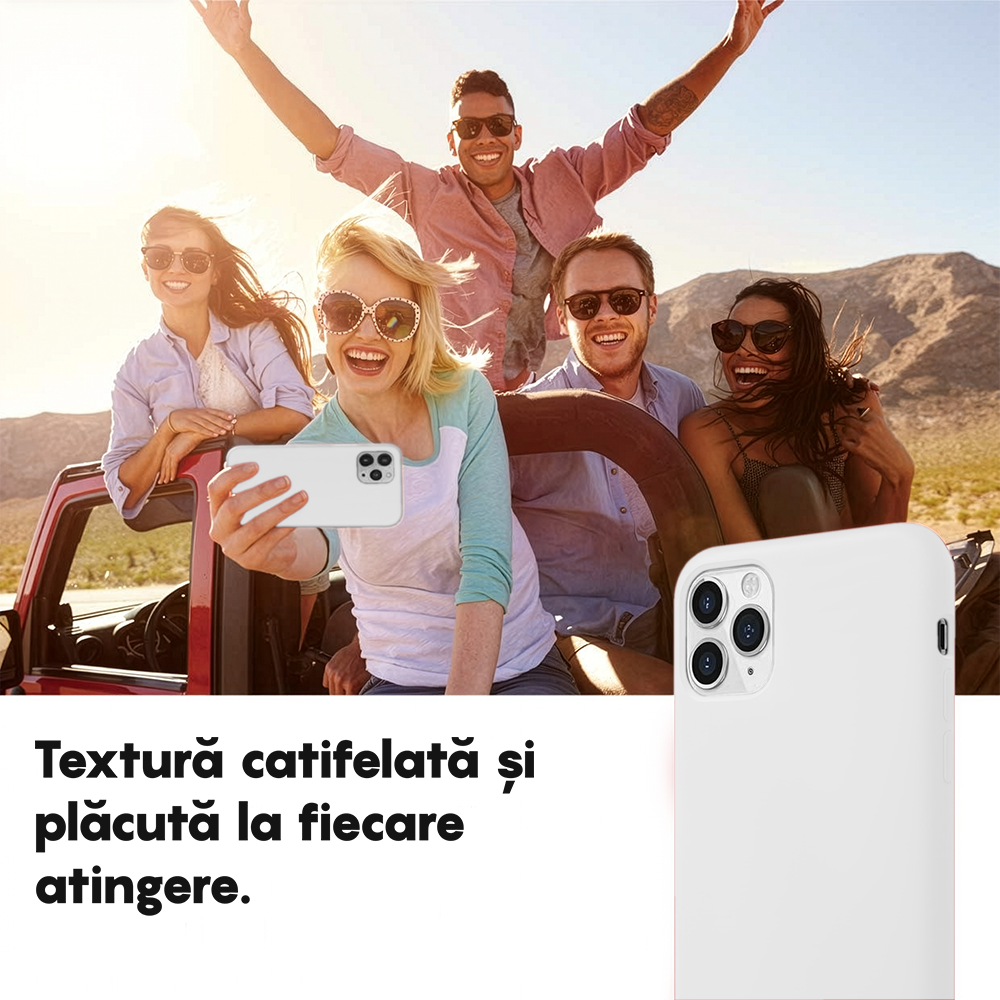 Husa Soft Silicone - iPhone 11 Pro Max - Alb