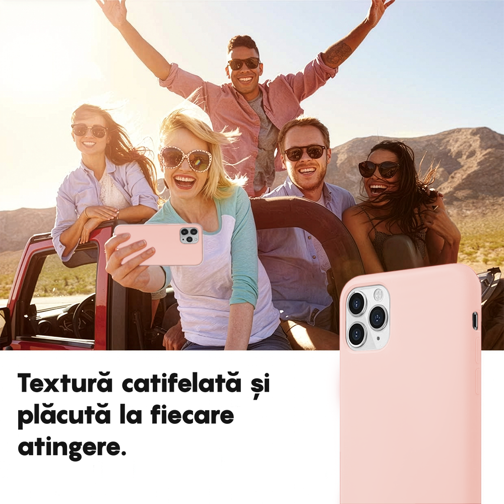 Husa Soft Silicone - iPhone 11 Pro Max - Pink Sand