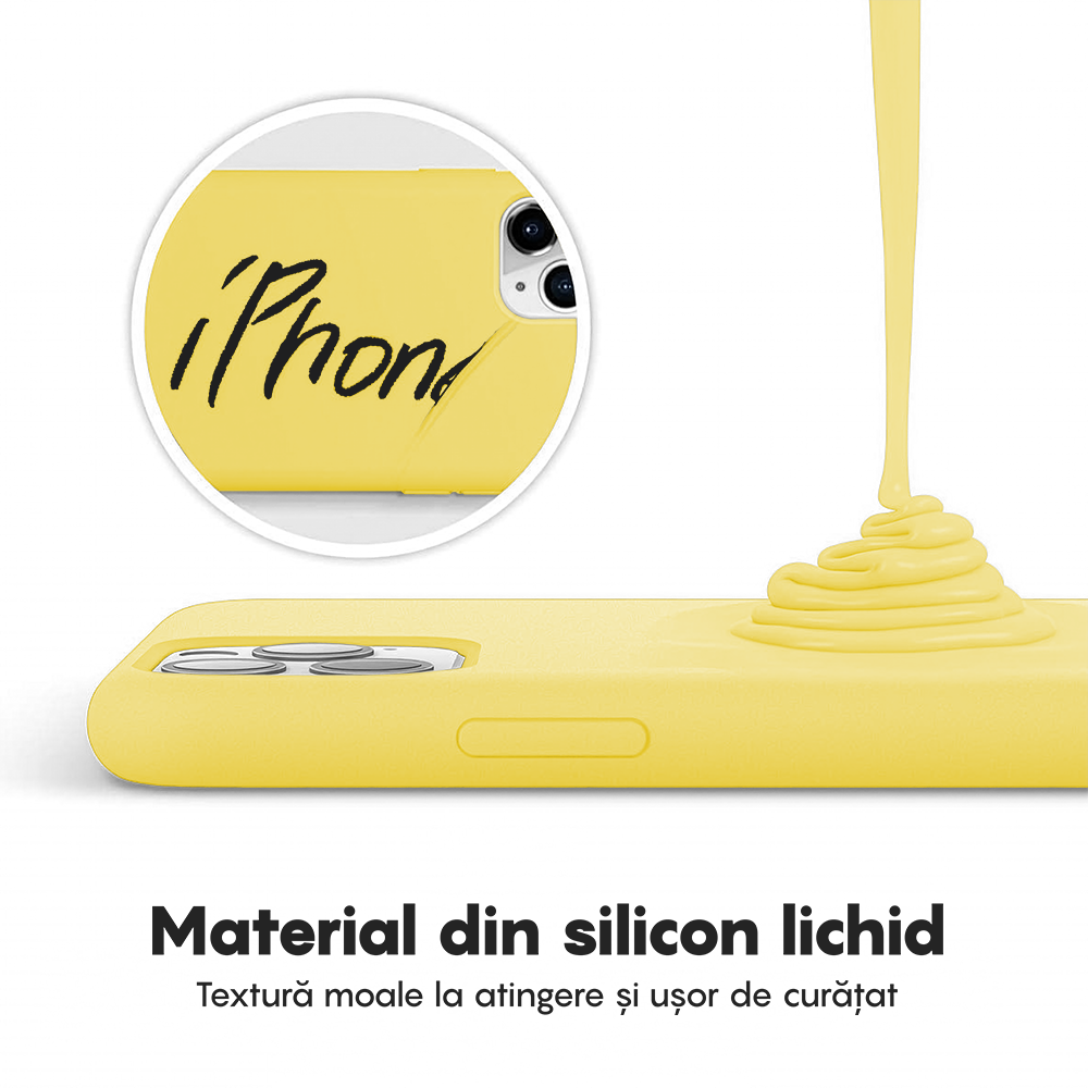 Husa Soft Silicone - iPhone 11 Pro - Yellow