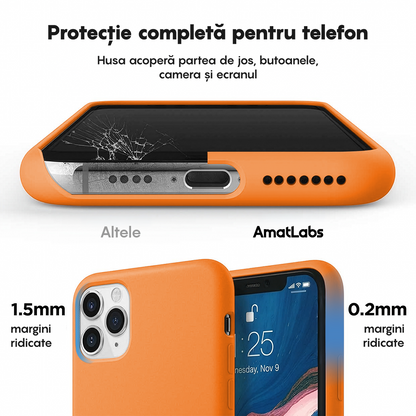 Husa Soft Silicone - iPhone 11 Pro - Nectarine