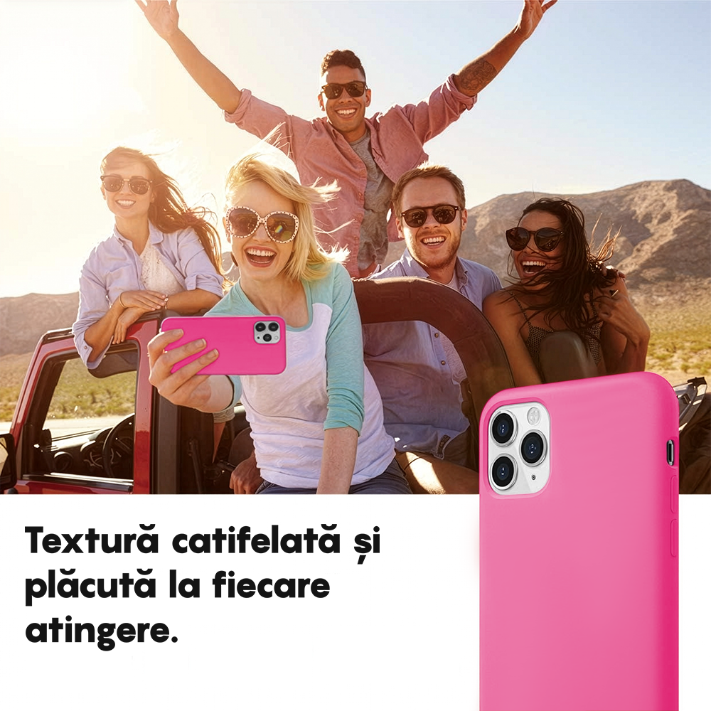 Husa Soft Silicone - iPhone 11 Pro - Fuchsia