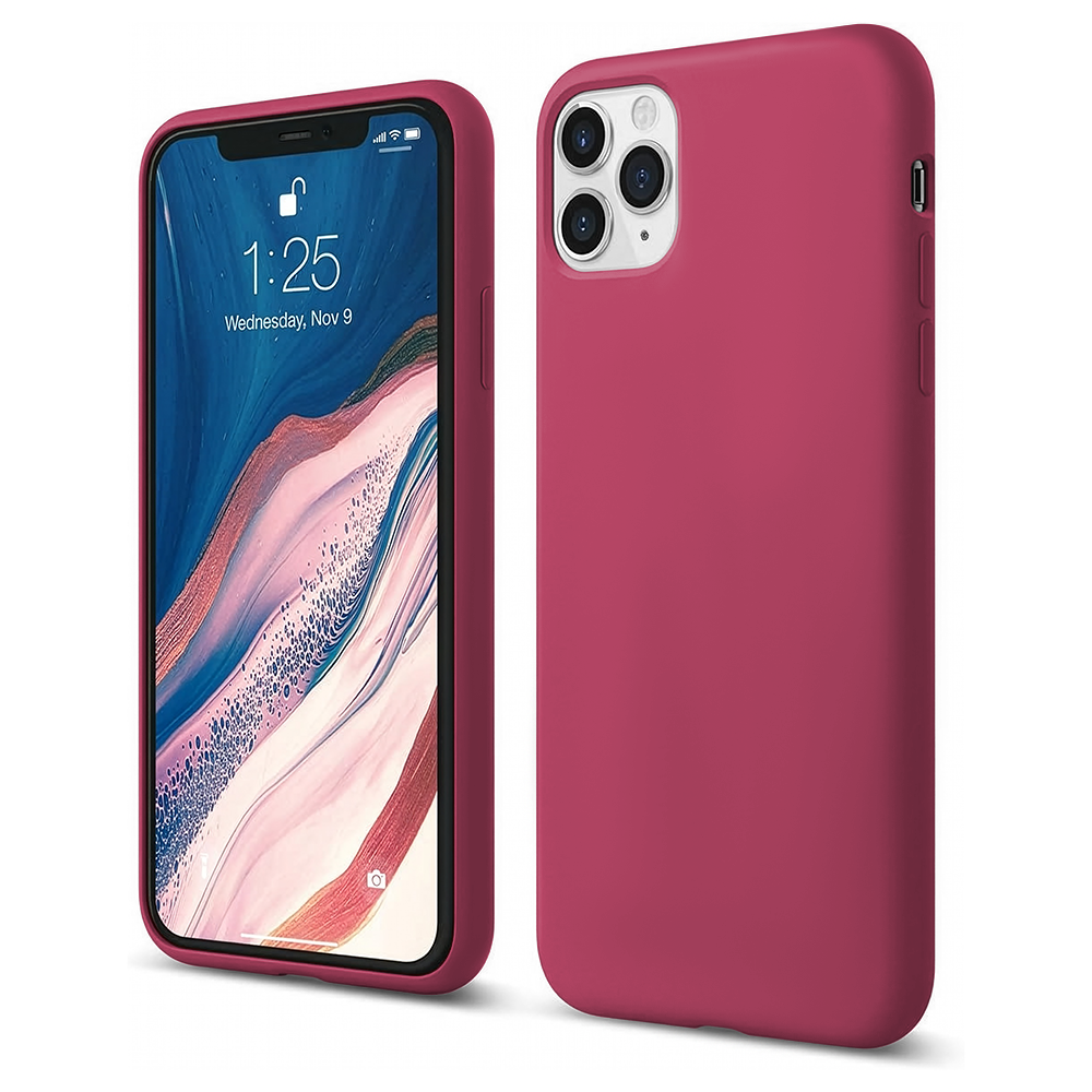 Husa Soft Silicone - iPhone 11 Pro - Burgundy