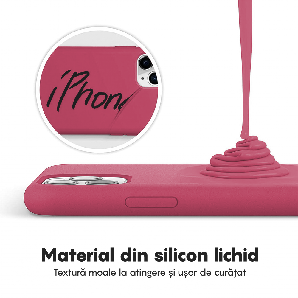 Husa Soft Silicone - iPhone 11 Pro - Burgundy