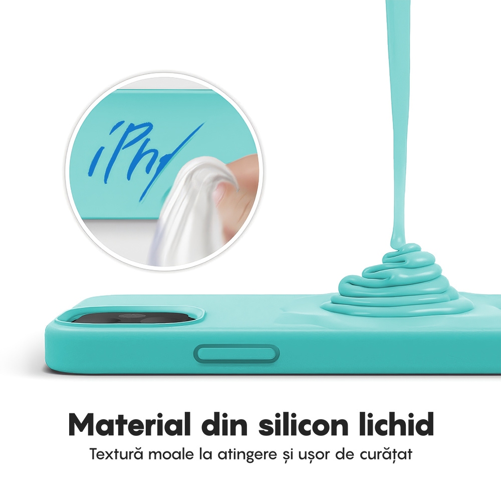 Soft Silicone Case - iPhone 12/12 Pro - Turquoise