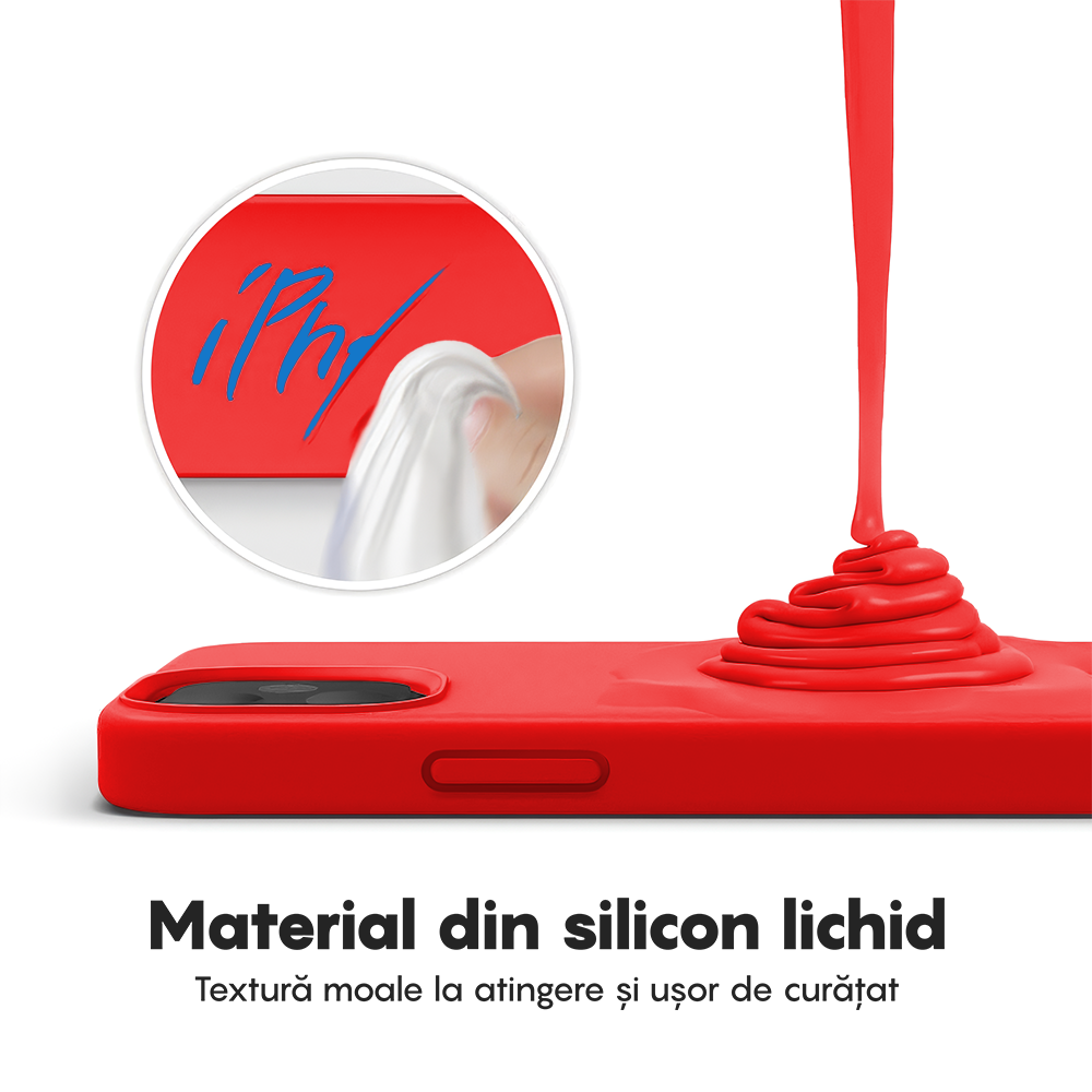 Soft Silicone Case - iPhone 12/12 Pro - Red