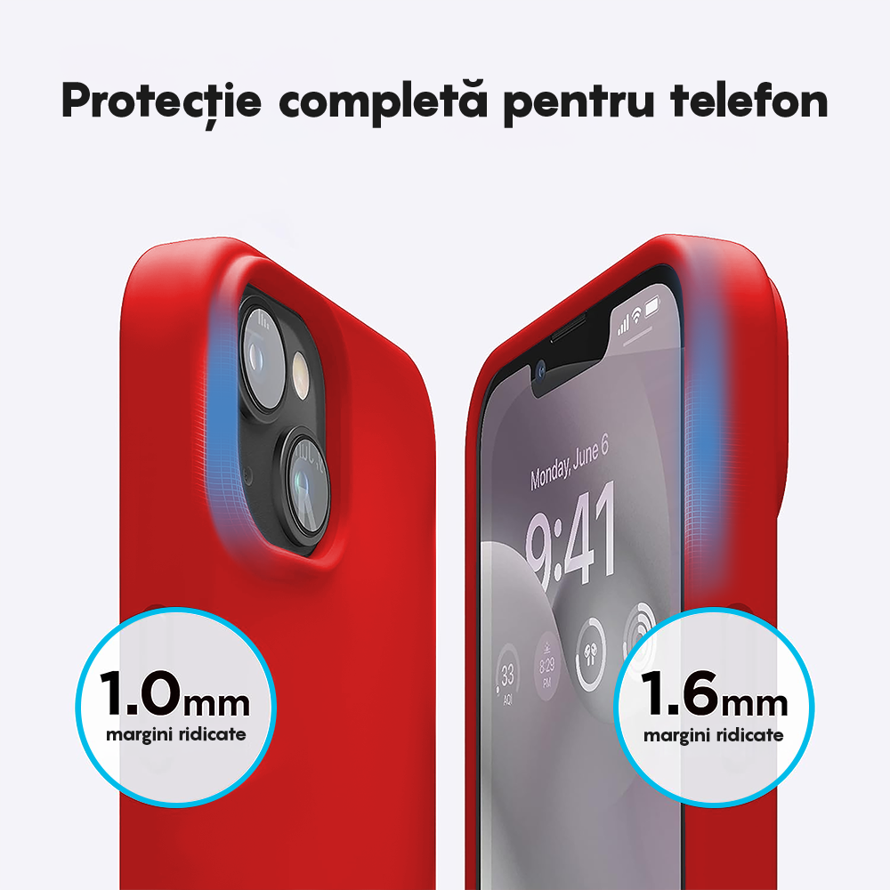 Soft Silicone Case - iPhone 12/12 Pro - Red