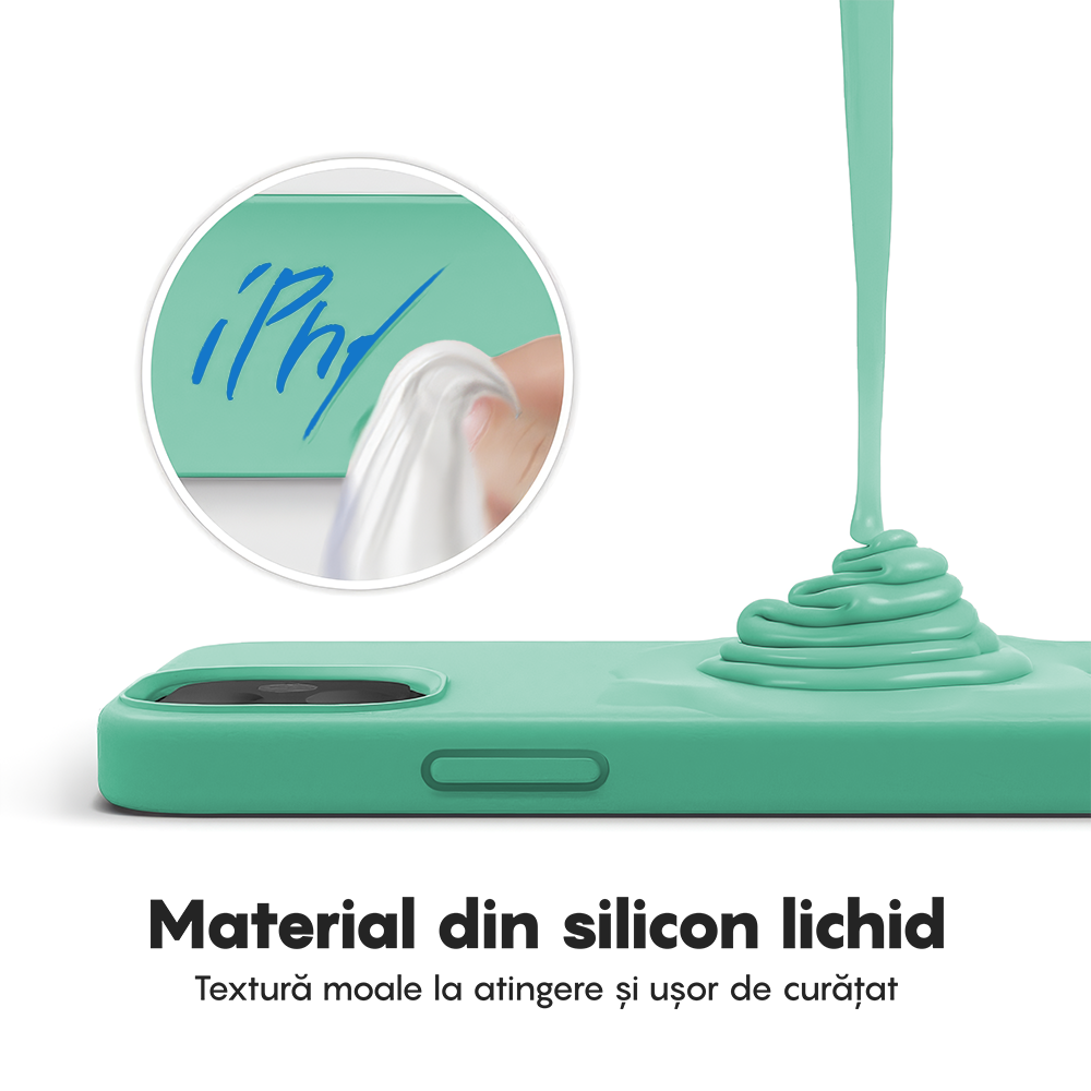 Husa Soft Silicone - iPhone 12/12 Pro - Webster Green