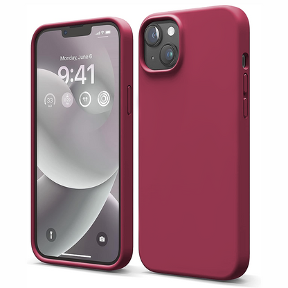 Husa Soft Silicone - iPhone 12/12 Pro - Burgundy
