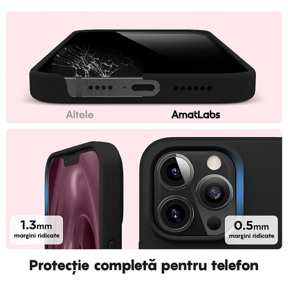 Husa Soft Silicone - iPhone 12 Mini - Negru