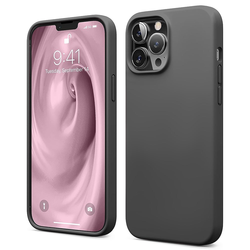 Husa Soft Silicone - iPhone 12 Pro Max - Dark Gray