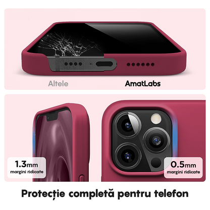 Husa Soft Silicone - iPhone 12 Pro Max - Burgundy