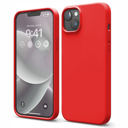 Soft Silicone Case - iPhone 13 Mini - Red