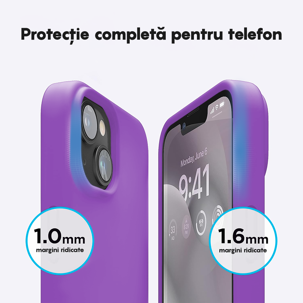 Husa Soft Silicone - iPhone 13 - Light Purple