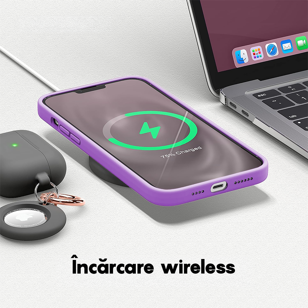 Husa Soft Silicone - iPhone 13 - Light Purple