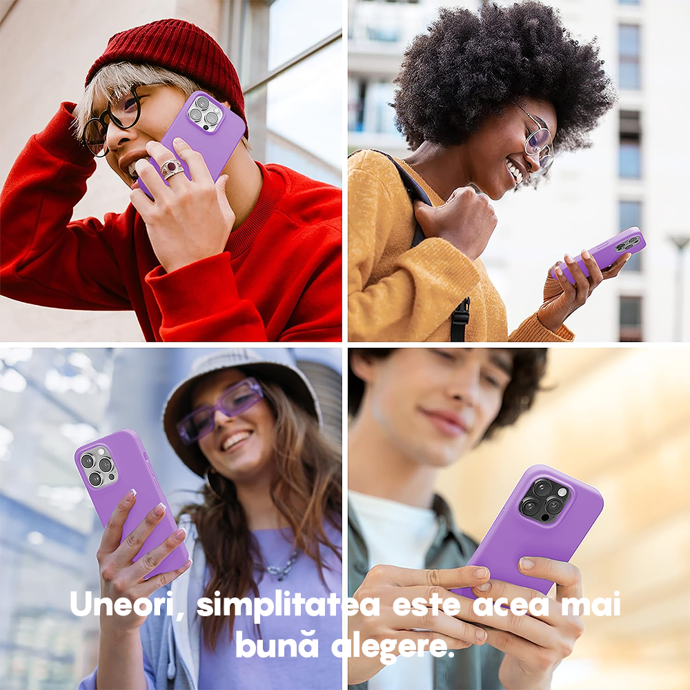 Husa Soft Silicone - iPhone 13 - Light Purple
