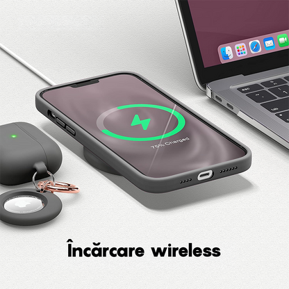 Husa Soft Silicone - iPhone 13 - Dark Gray