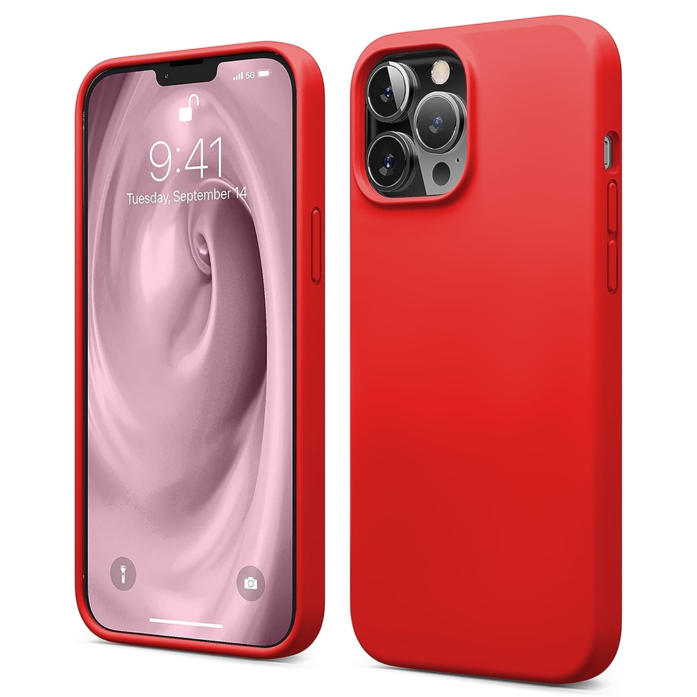 Husa Soft Silicone - iPhone 13 Pro Max - Red