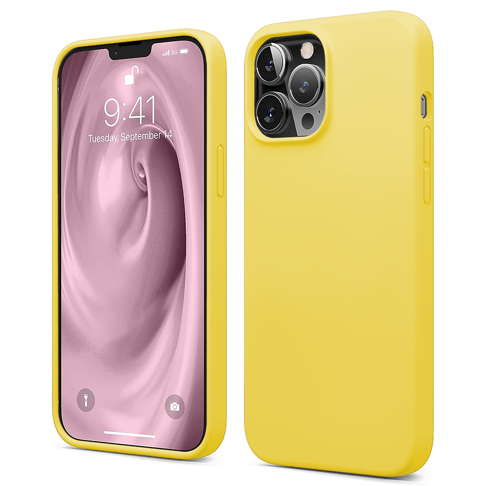 Soft Silicone Case - iPhone 13 Pro - Yellow