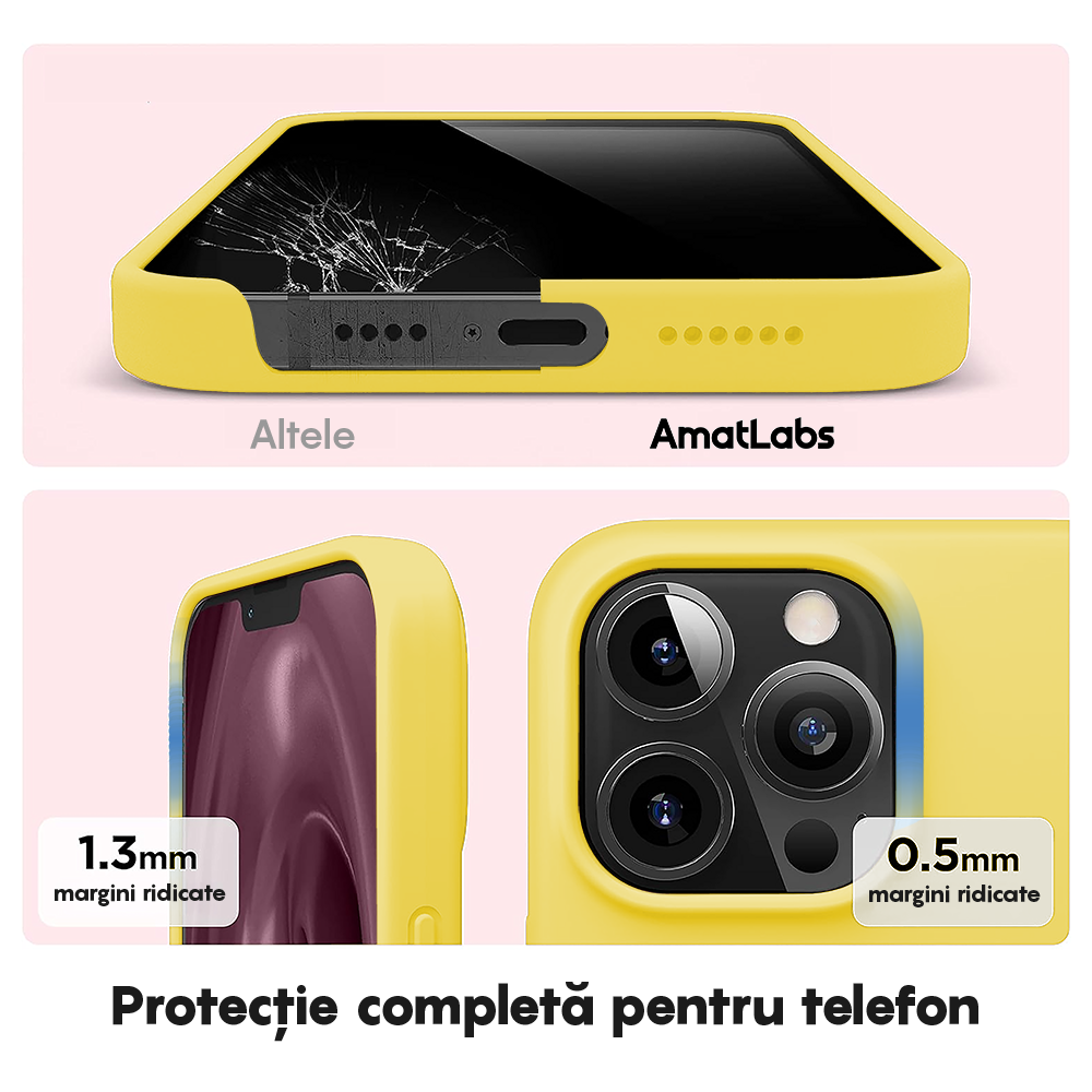 Soft Silicone Case - iPhone 13 Pro - Yellow