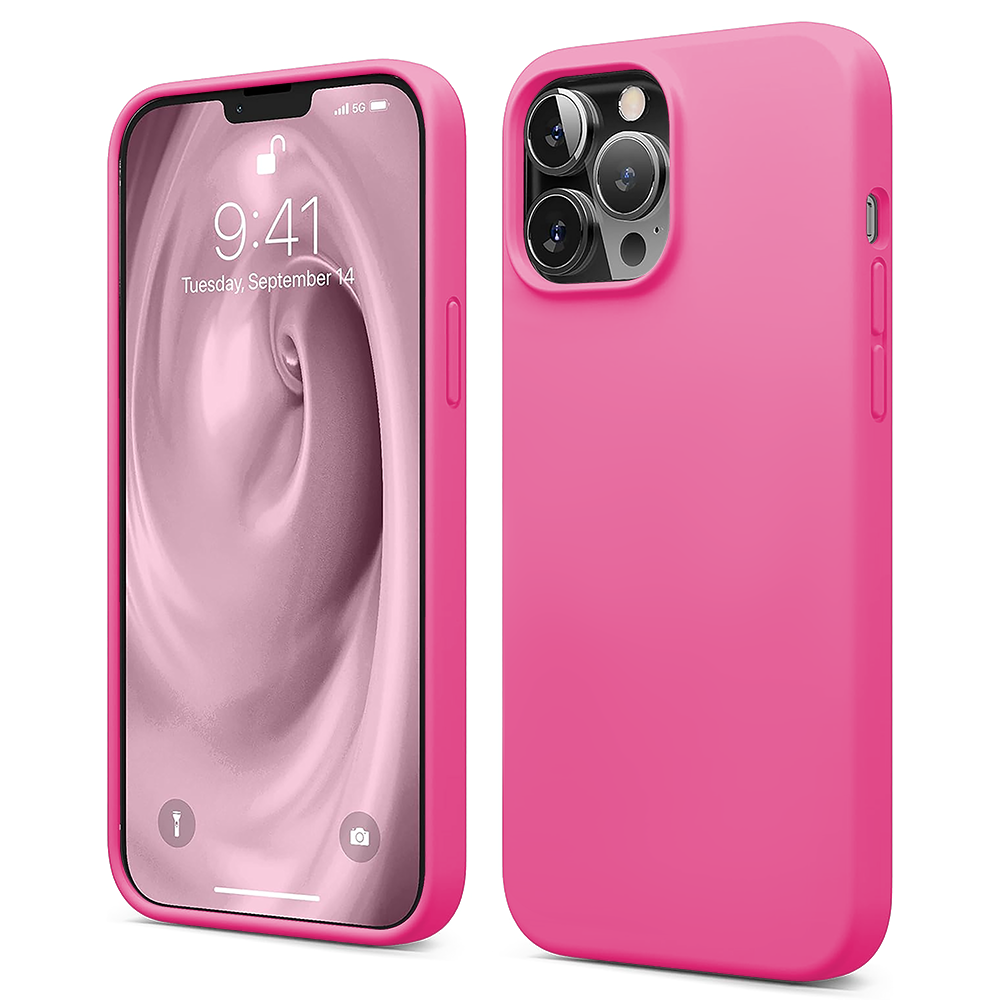 Husa Soft Silicone - iPhone 13 Pro - Fuchsia