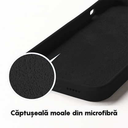 Husa Soft Silicone - iPhone 13 Pro - Negru